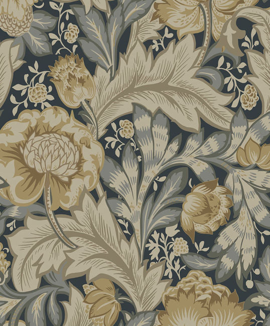 Midnight Blue & Beige