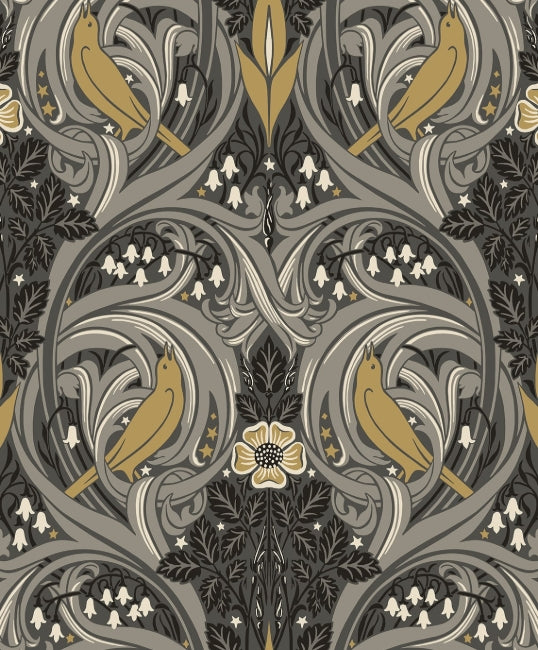Charcoal & Goldenrod