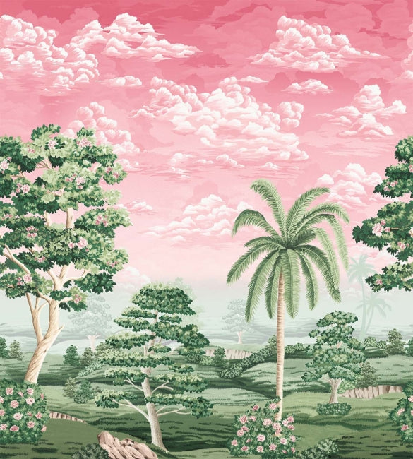pink_floral-tuscany-mural