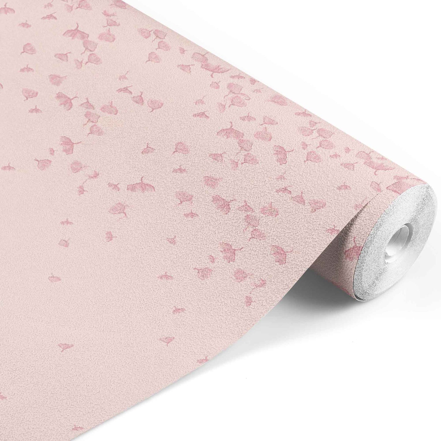 blush_falling leaves in blush on blush background