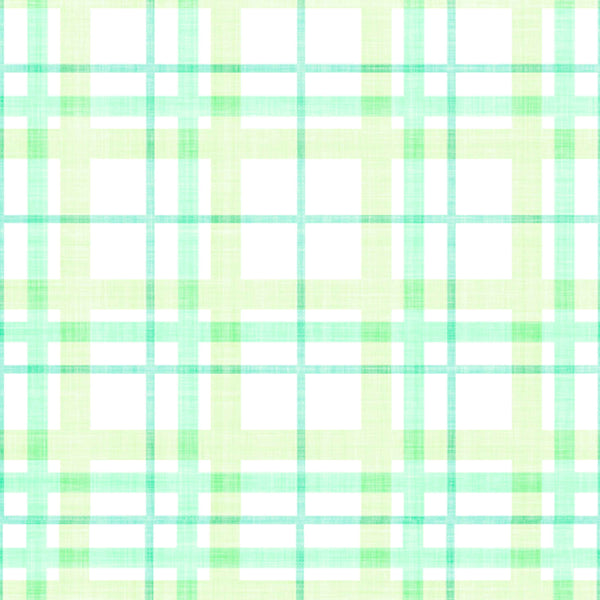 light-green_Soft plaid pattern featuring layered grid lines in light green and aqua tones, with a subtle woven texture and airy, translucent effect on a pale background.