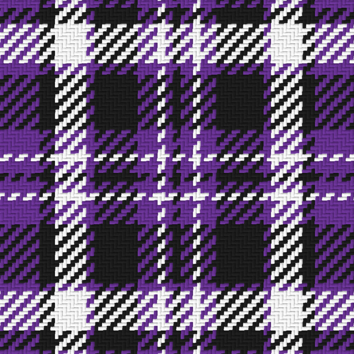 Purple, Near Black & White — Alderwick — Pattern detail