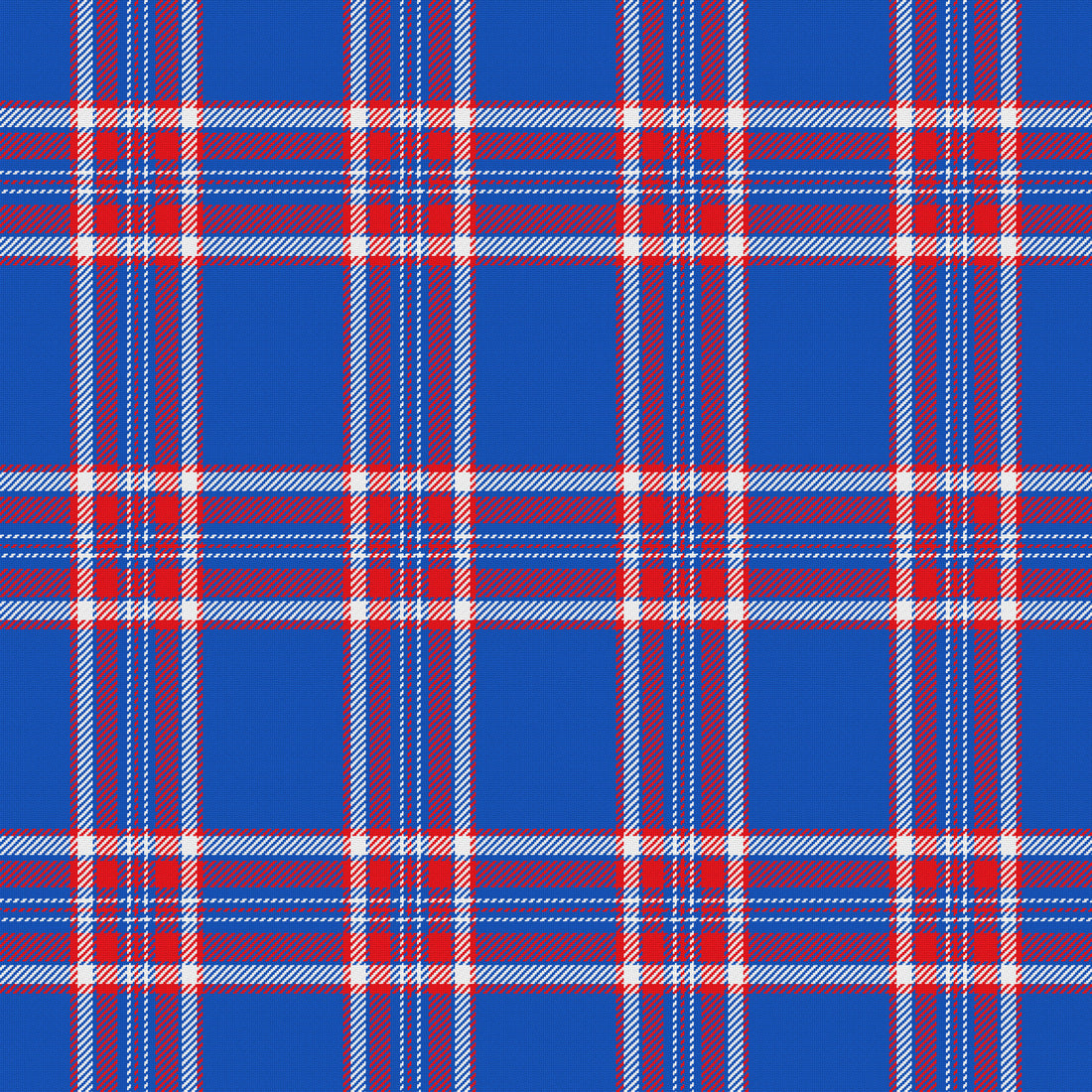 Blue, Crimson & White — Alderwick — Full pattern