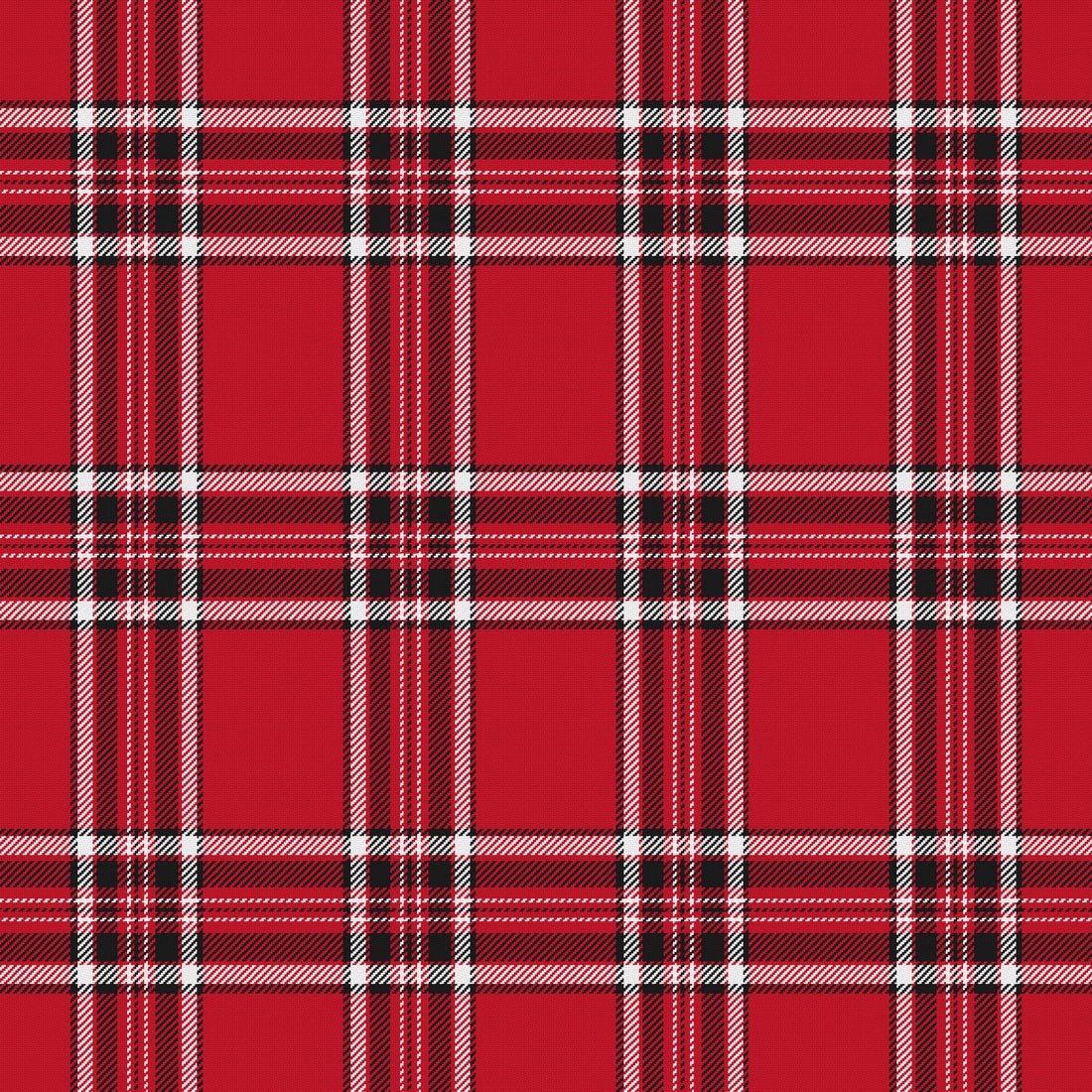 Deep Red, Near Black & White · Palette 015 — Alderwick — Full pattern