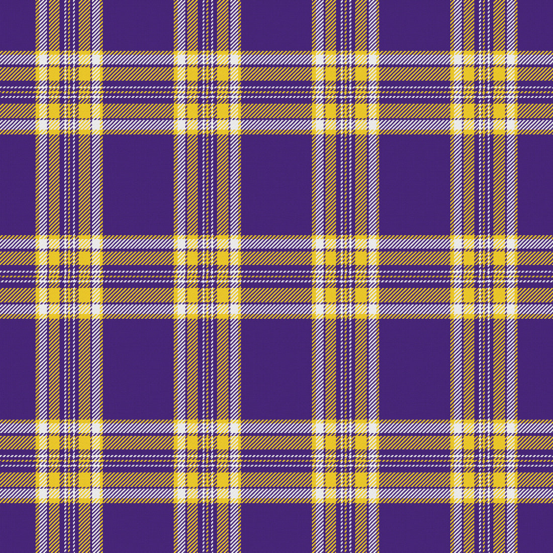 Purple, Golden Yellow & White — Alderwick — Full pattern