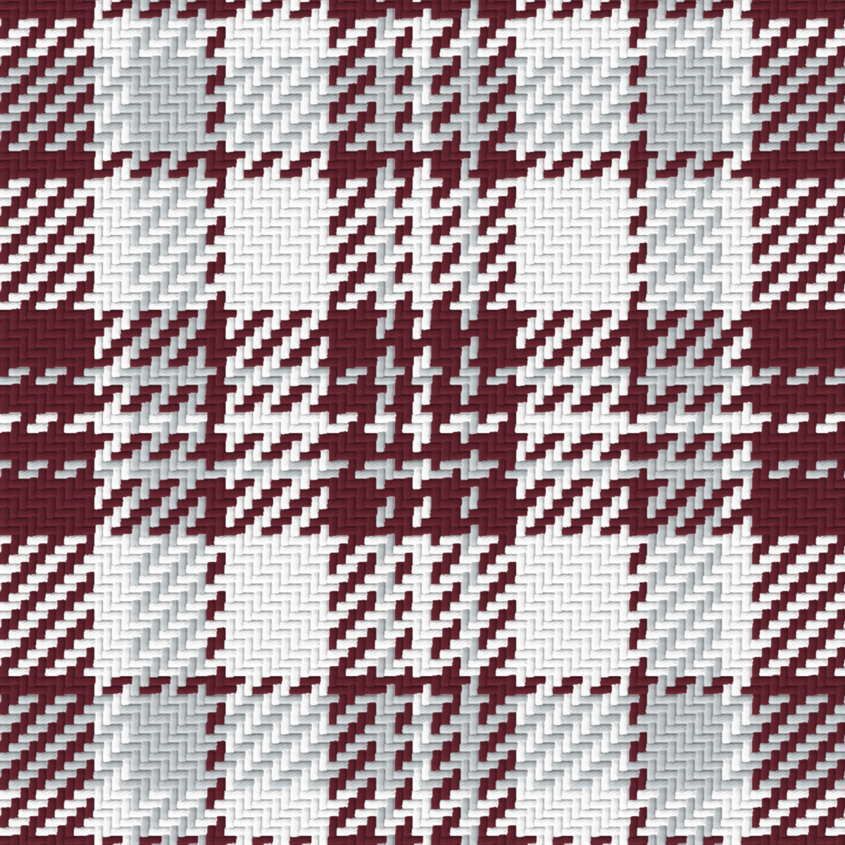 Maroon, White & Light Gray — Alderwick — Pattern detail