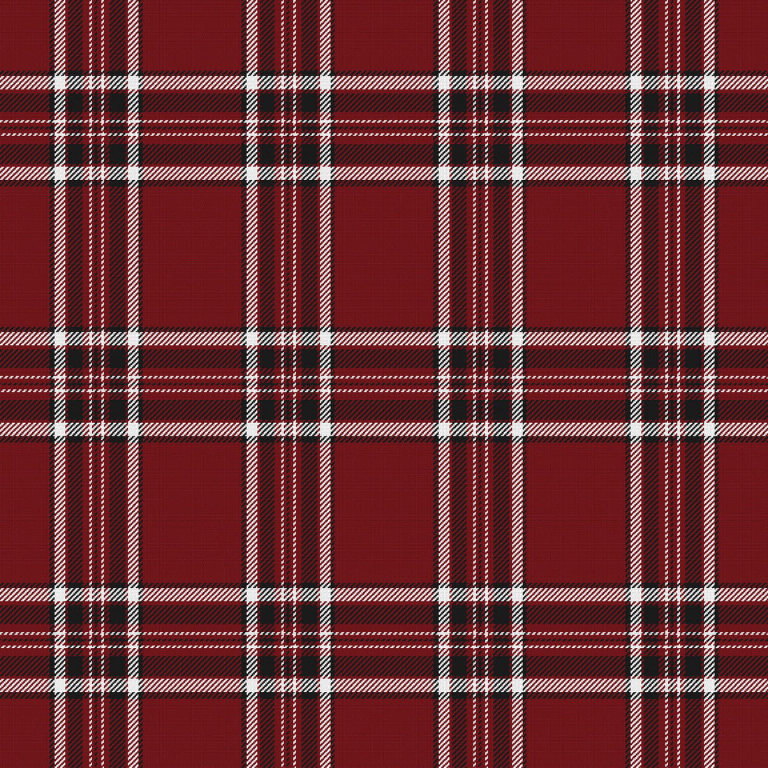 Garnet, Near Black & White — Alderwick — Full pattern