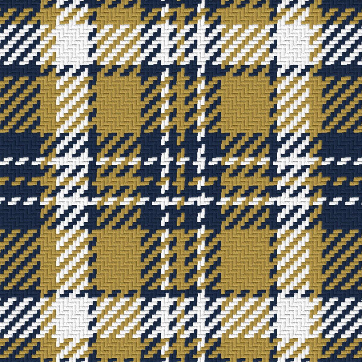 Midnight Navy, Antique Gold & White — Alderwick — Pattern detail