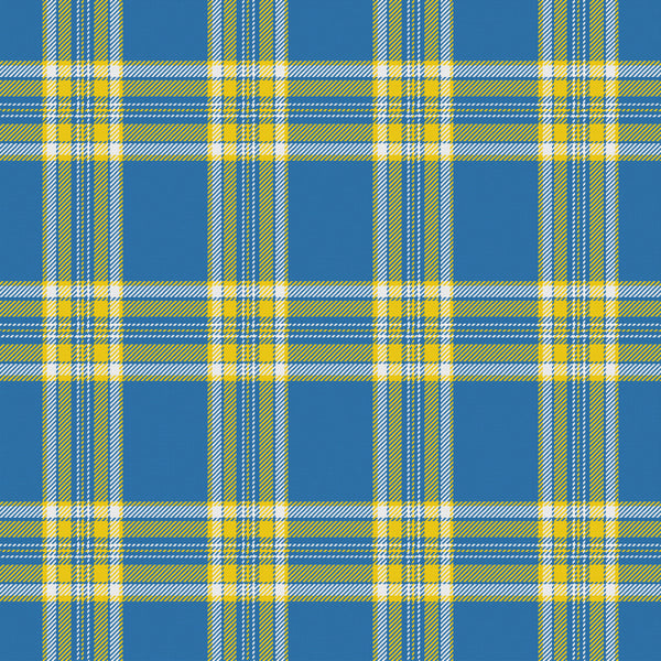 Alderwick — Blue, Golden Yellow & White — v055 — full pattern