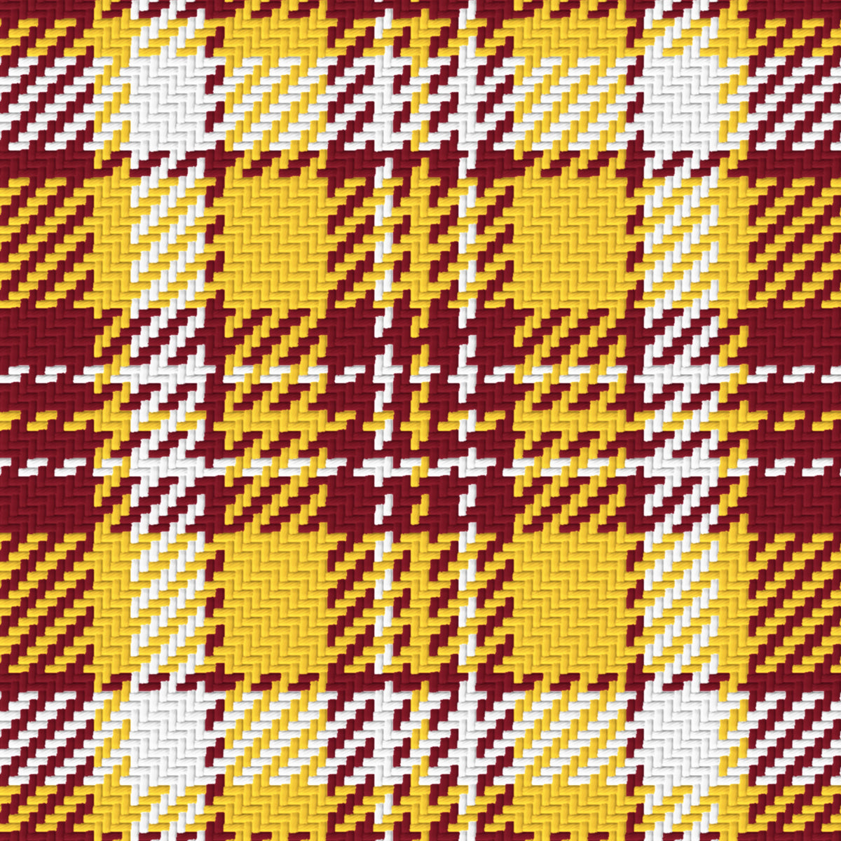 Maroon, Gold & White · Palette 057 — Alderwick — Pattern detail