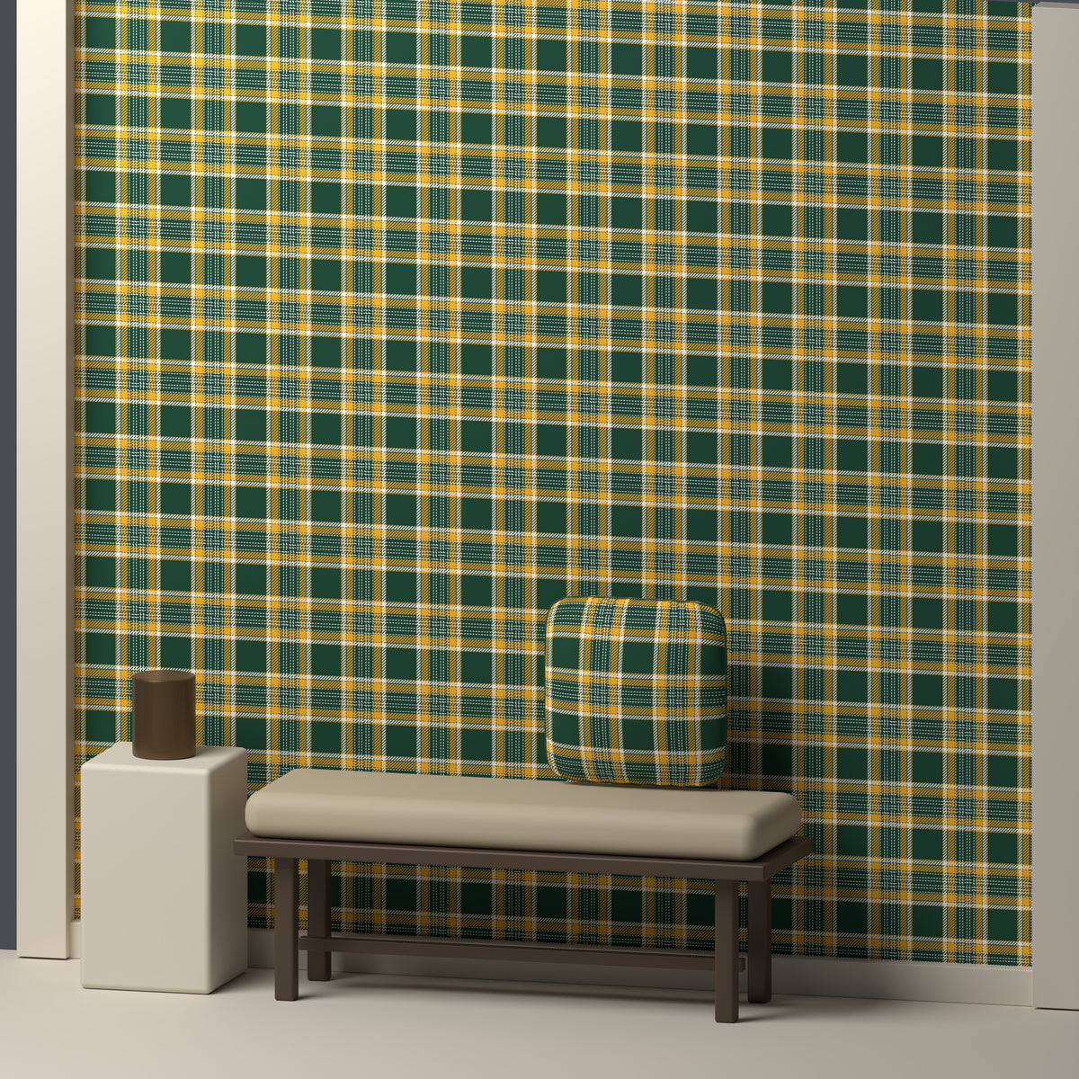 Forest Green, Gold & White — Heritage — In a room