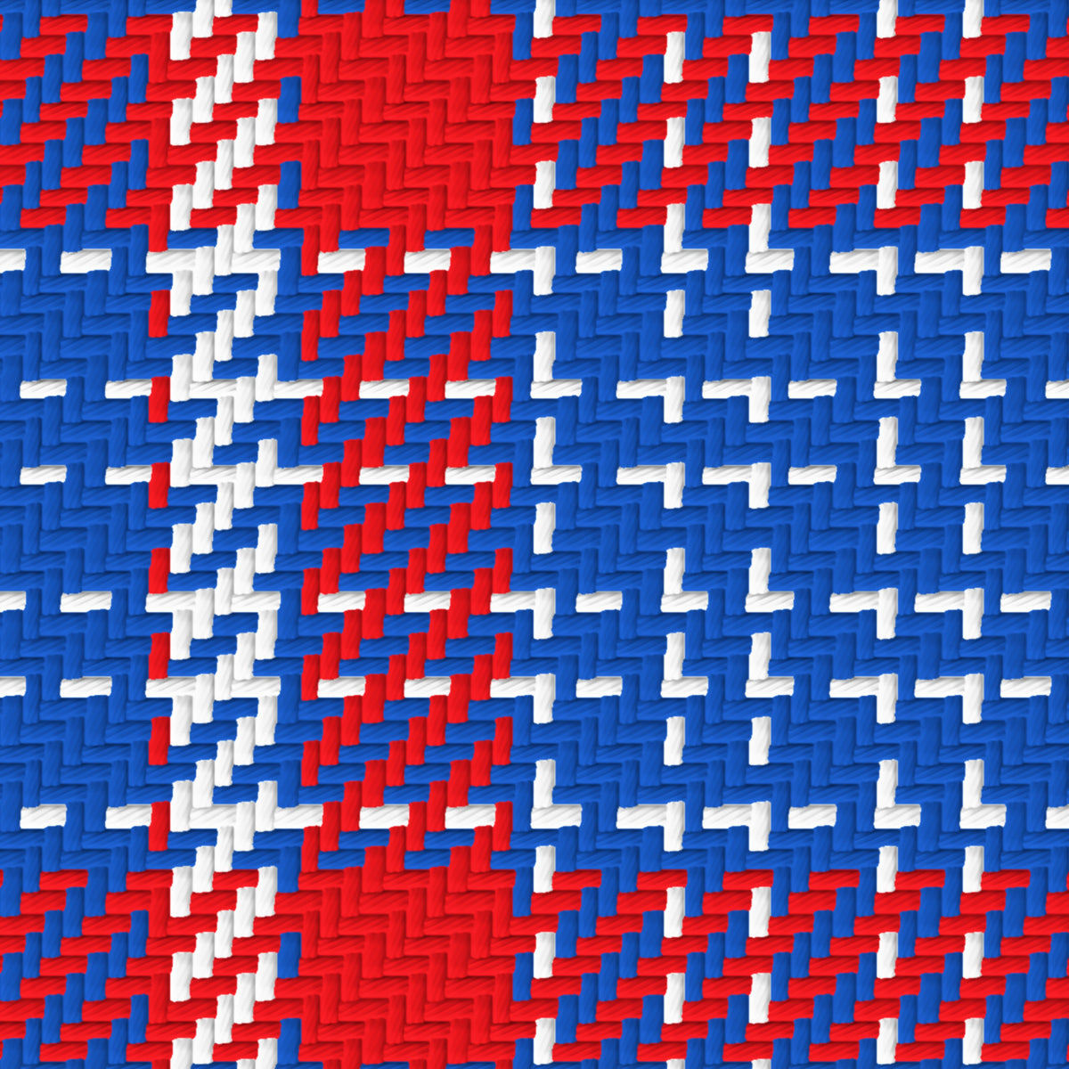 Blue, Crimson & White — Heritage — Pattern detail