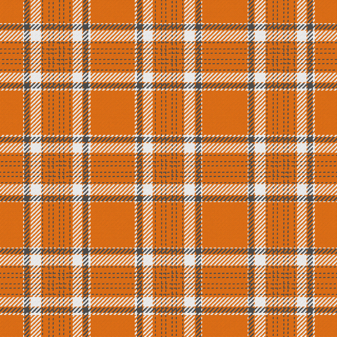 Orange, White & Smoke Gray — Heritage — Full pattern
