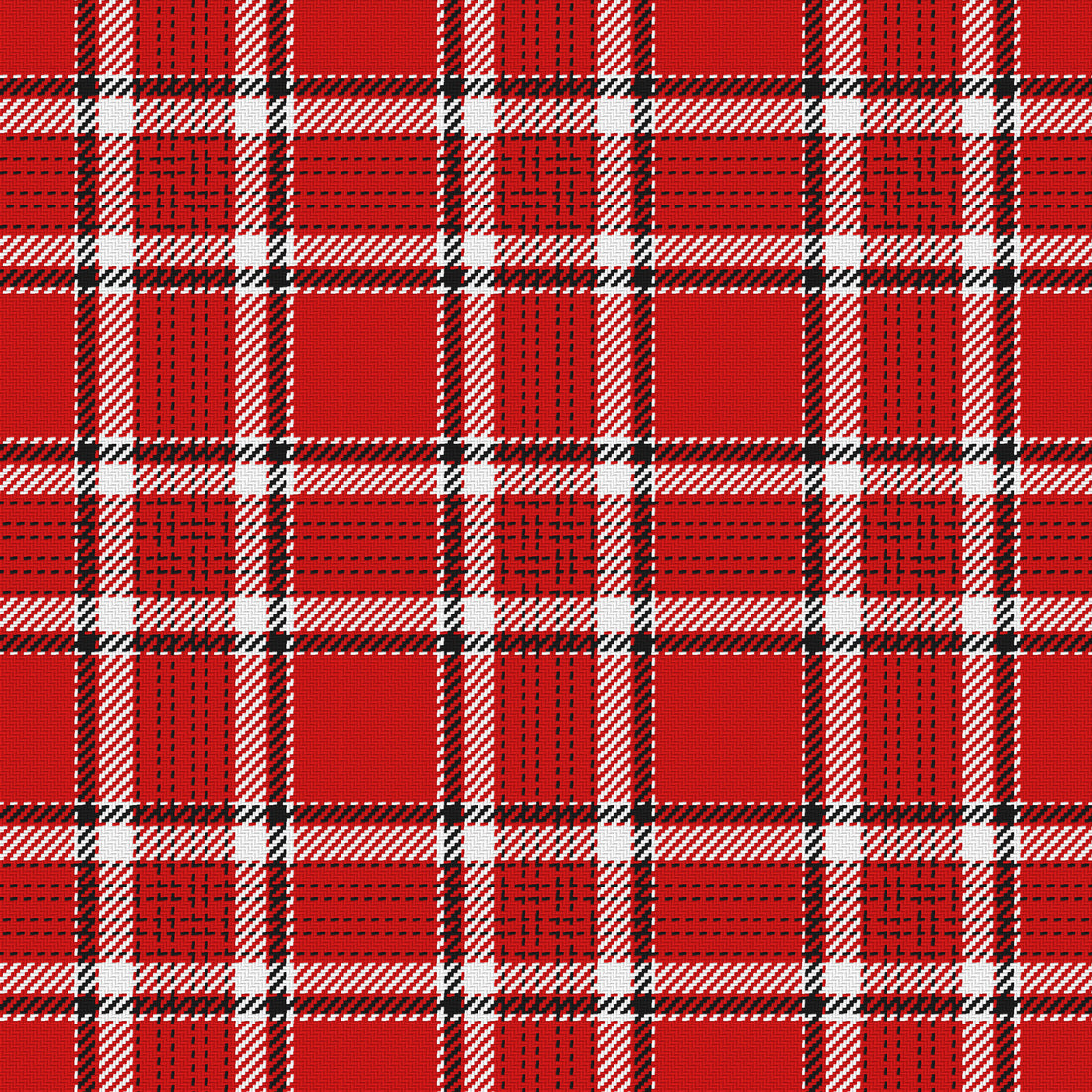 Red, White & Near Black — Heritage — Full pattern