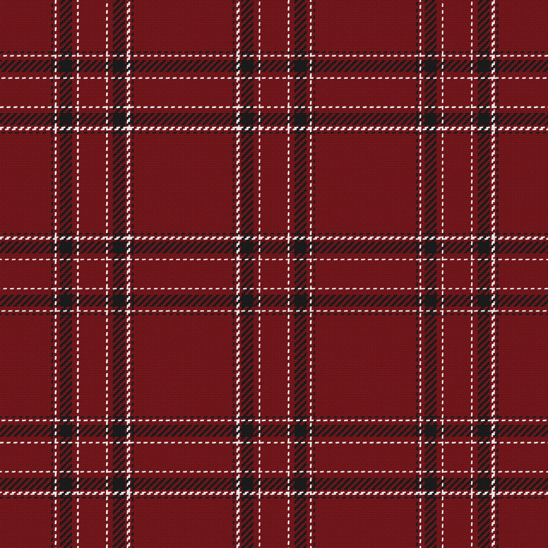 Garnet, Near Black & White — Tailored — Full pattern