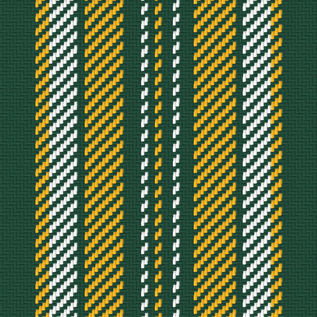 Forest Green, Gold & White — Ashbourne — Pattern detail
