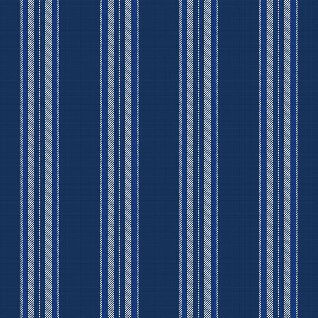 Navy, White & Royal Blue — Ashbourne — Full pattern