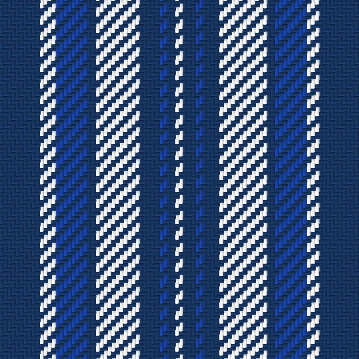 Navy, White & Royal Blue — Ashbourne — Pattern detail