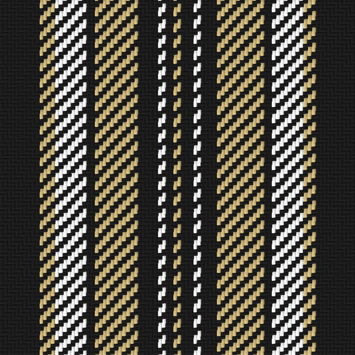 Near Black, Champagne Gold & White — Ashbourne — Pattern detail