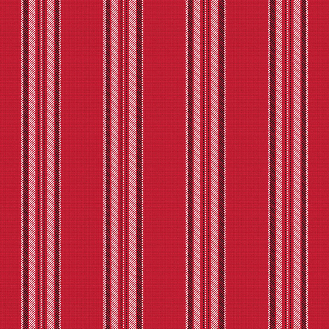 Scarlet, White & Near Black — Ashbourne — Full pattern