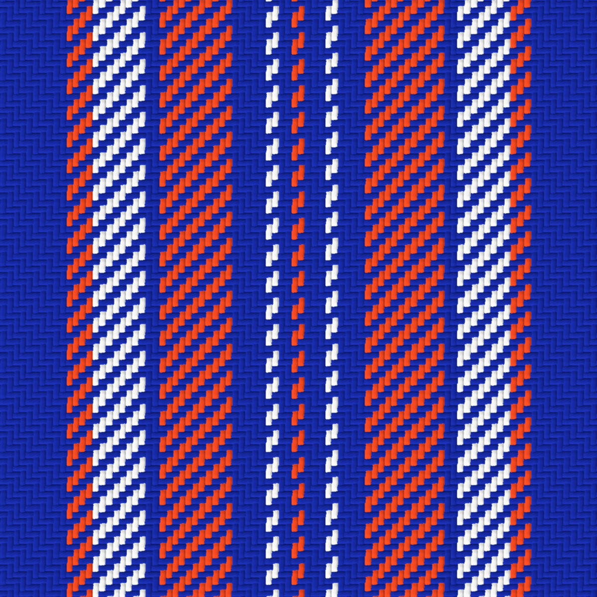 Blue, Orange & White — Ashbourne — Pattern detail