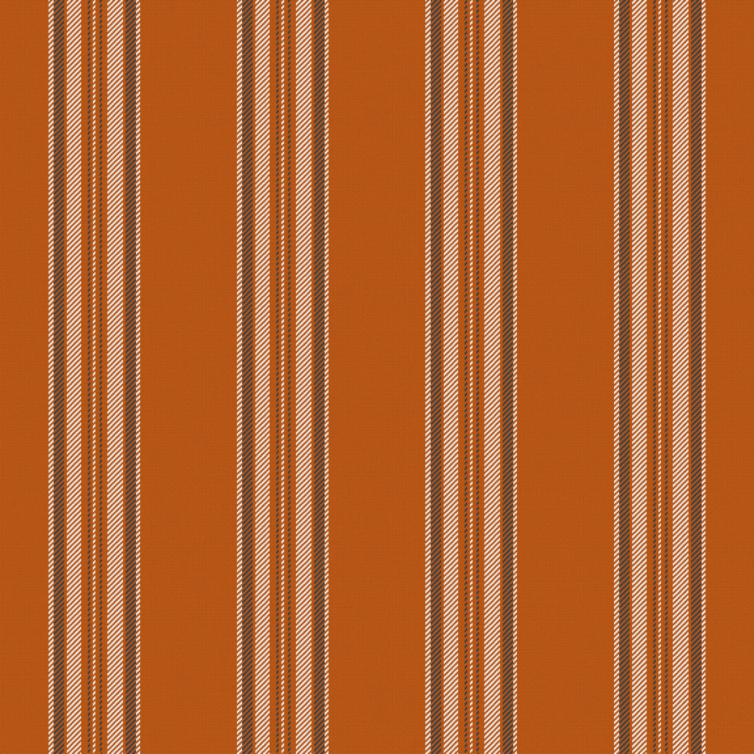 Burnt Orange, White & Charcoal — Ashbourne — Full pattern