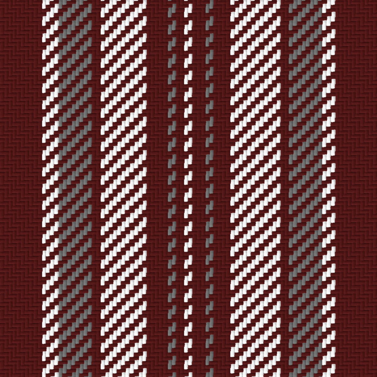 Deep Maroon, White & Gray — Ashbourne — Pattern detail
