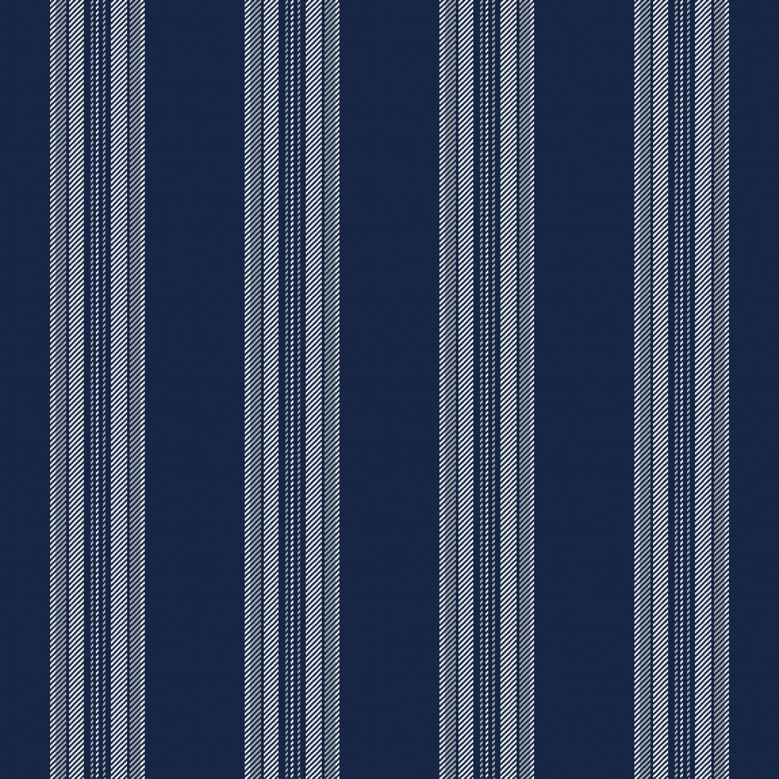 Deep Navy, White & Silver Gray — Ashbourne — Full pattern