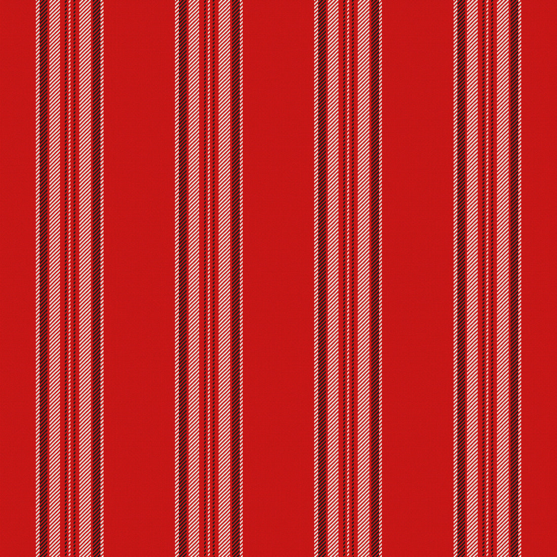 Scarlet, Cream & Near Black — Ashbourne — Full pattern