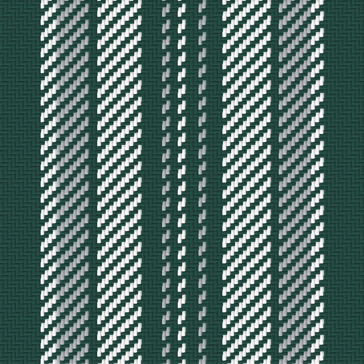 Deep Green, White & Silver Gray — Ashbourne — Pattern detail