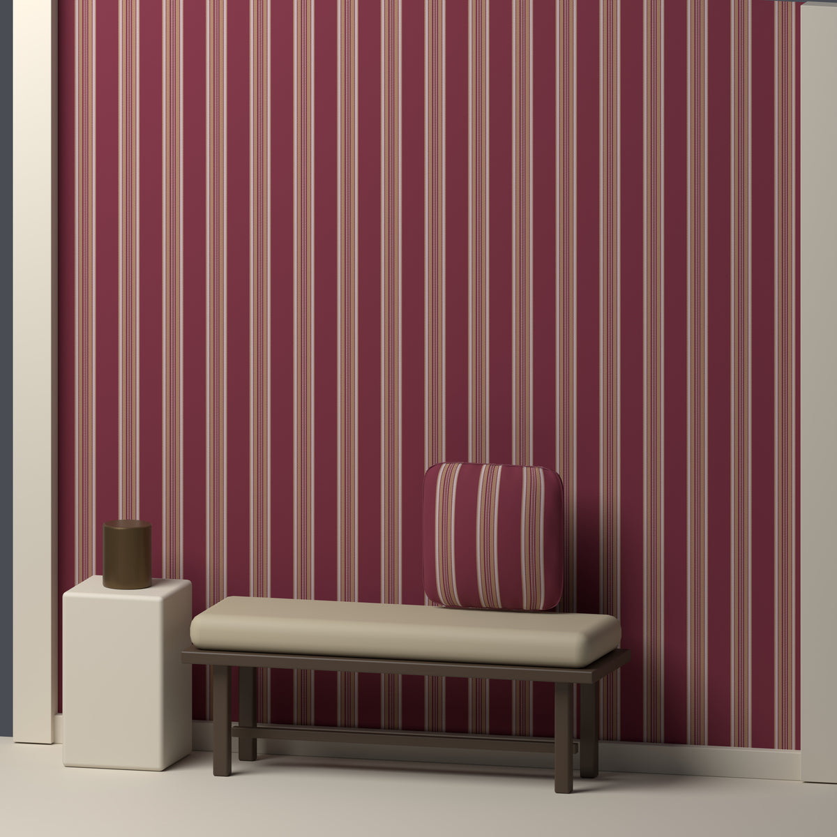 Garnet, Champagne Gold & White — Ashbourne — In a room