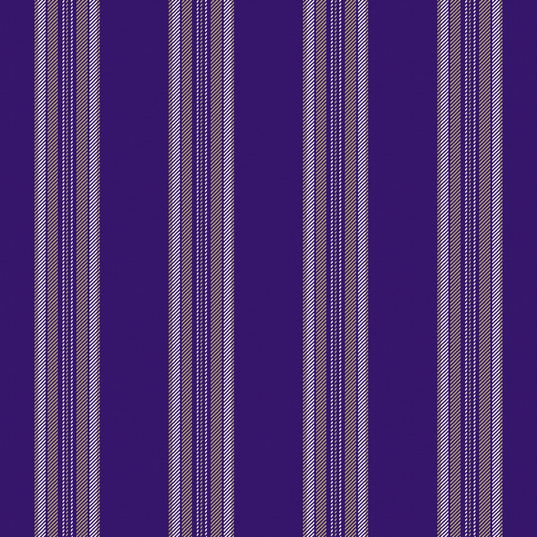 Deep Purple, Muted Gold & White — Ashbourne — Full pattern