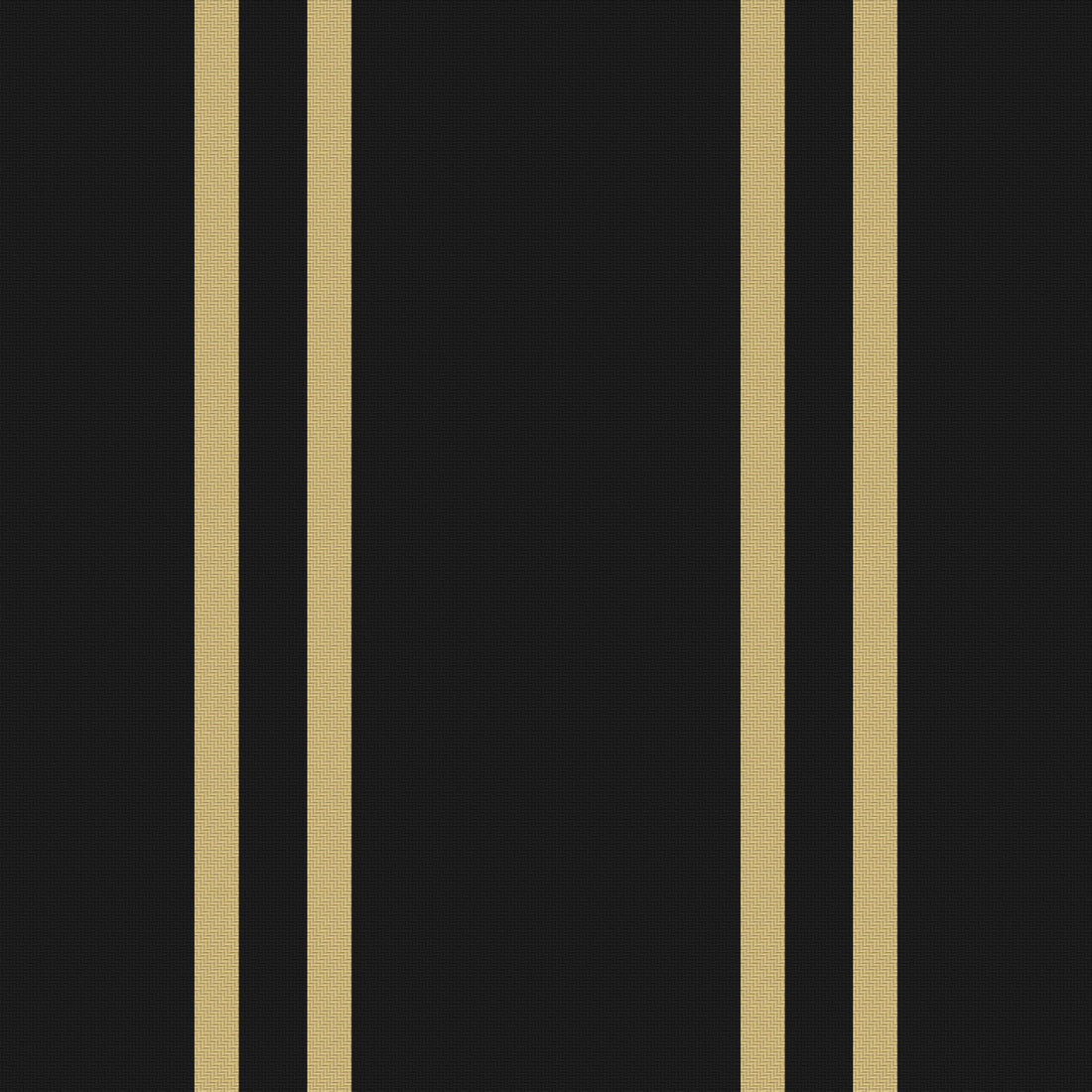 Near Black, Champagne Gold & White — Double Track — Full pattern