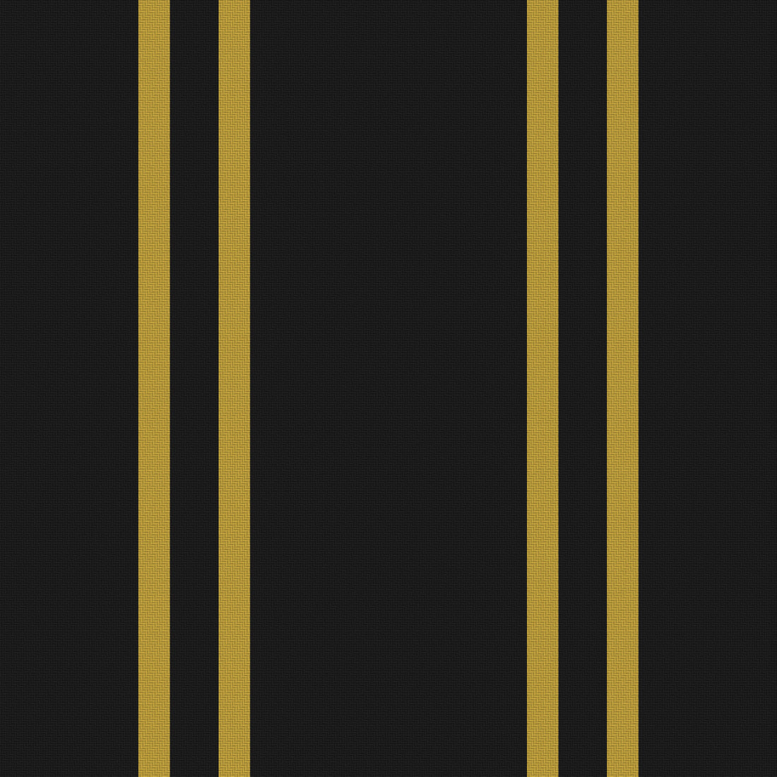 Near Black, Antique Gold & White · Palette 016 — Double Track — Full pattern
