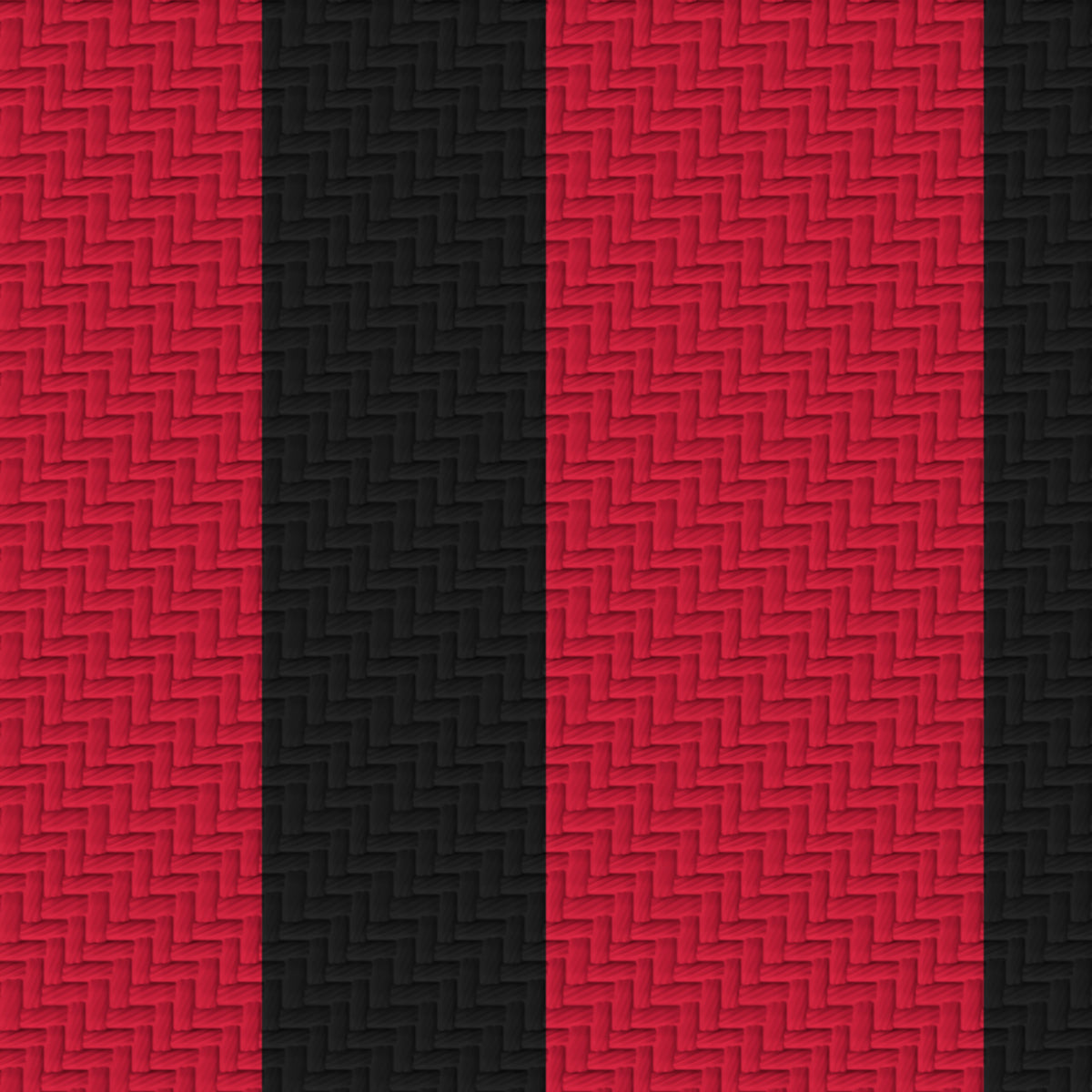 Red, Near Black & White · Palette 023 — Double Track — Pattern detail