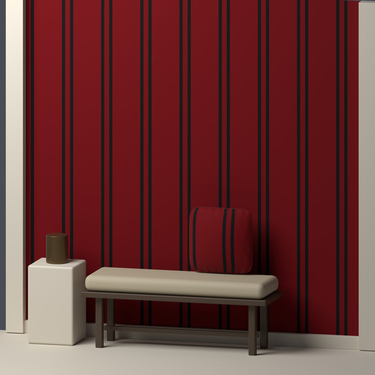 Garnet, Near Black & White — Double Track — In a room