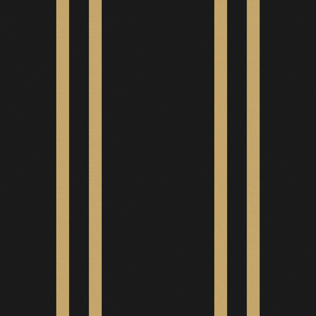 Near Black, Antique Gold & White · Palette 034 — Double Track — Full pattern