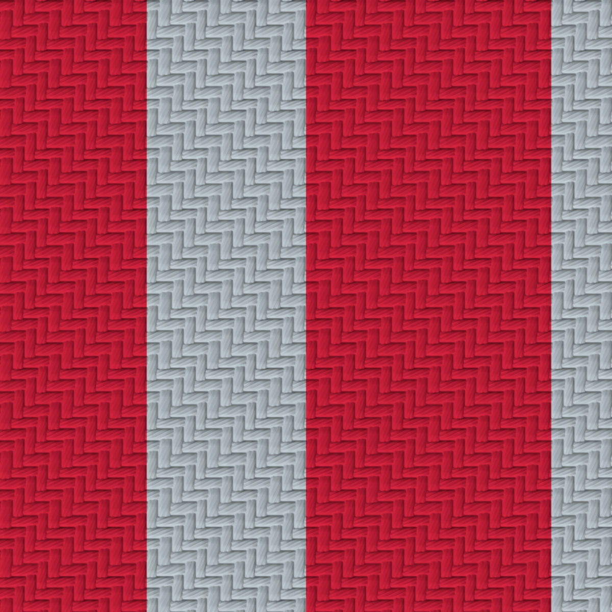 Scarlet, Gray & Near Black — Double Track — Pattern detail