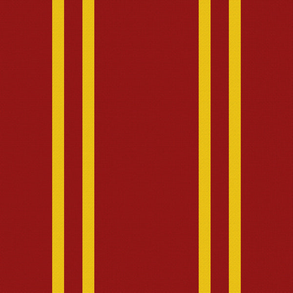 Double Track — Deep Red & Golden Yellow — v047 — full pattern