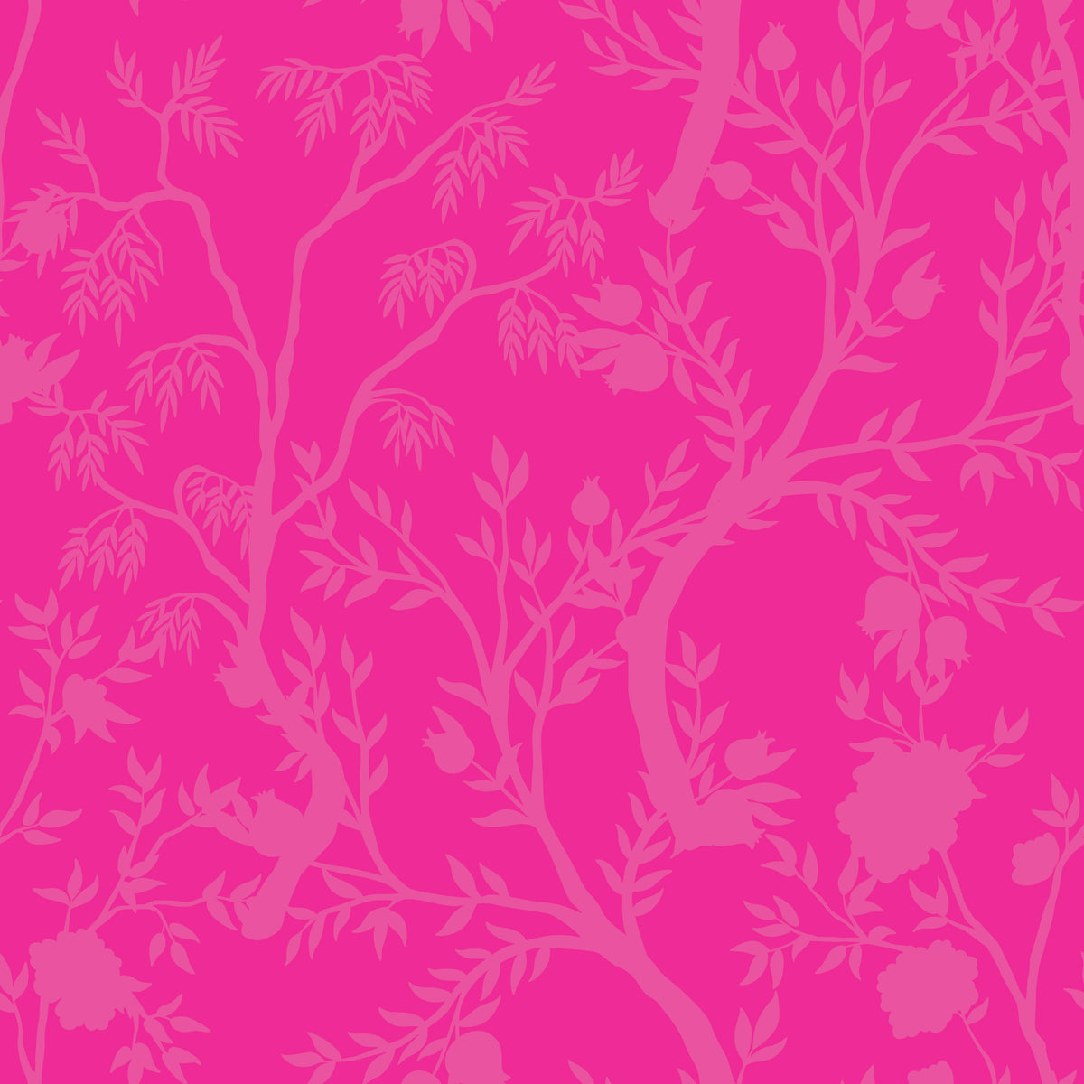 Monotone Chinoiserie in Hot Pink