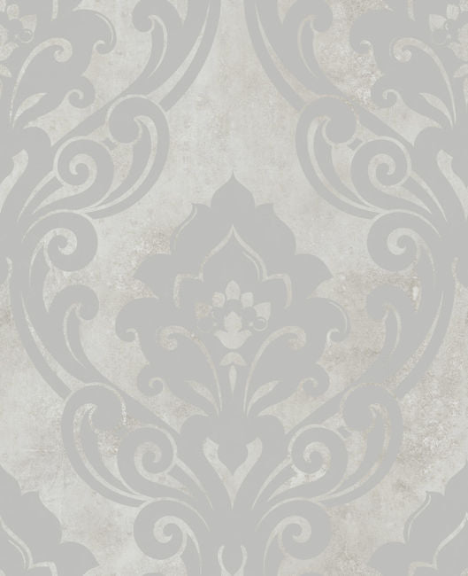 Metallic Silver and Greige