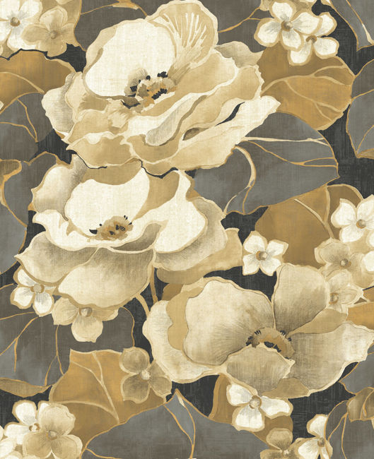 Metallic Gold & Ebony