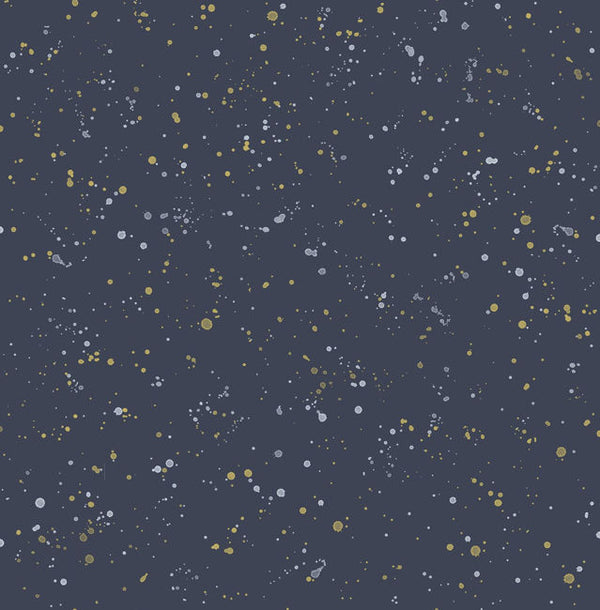 Navy and Metallic Gold