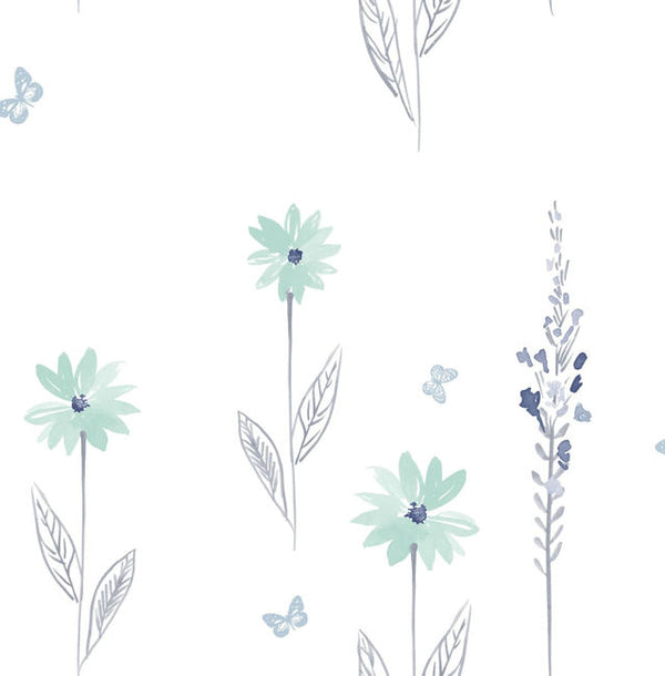 Teal and Gray