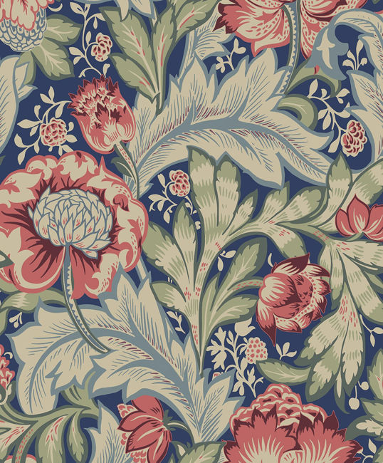 Marine Blue & Watermelon