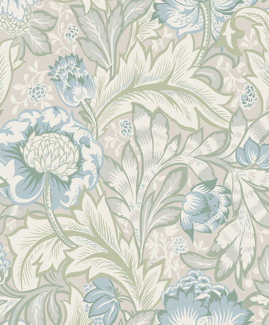 Powder Blue & Green Mist