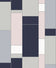 Indigo & Metallic Silver