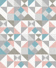 Metallic Silver & Perry Teal