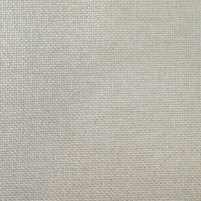 Metallic Silver & Greige Paperweave in Double Roll