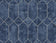 Denim Blue and Metallic Silver